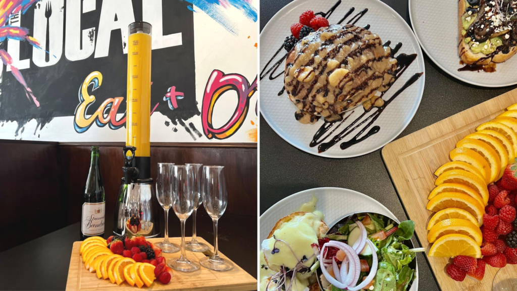 You Can Sip On Massive Mimosa Towers At This Brunch Spot Near Niagara